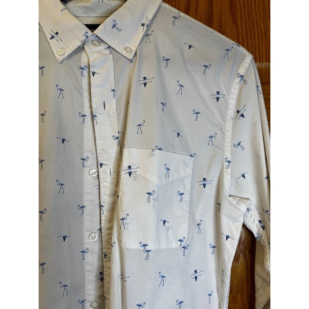 Bonobos Bonobos Blue Flamingo Button Down Size S Slim Fit Size US S / EU 44-46 / 1 - 2 Thumbnail