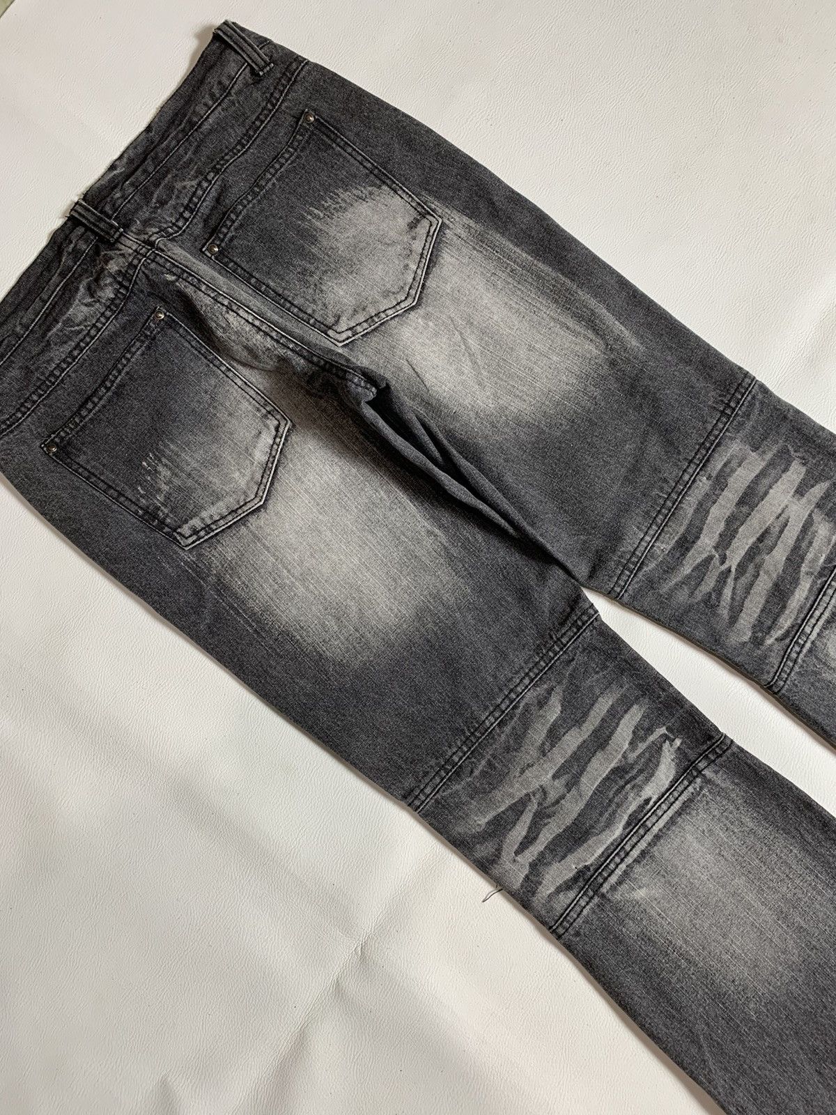 Beauty Beast 💥BINDING OFFER💥Japanese Topism Washed Bootcut Denim Pants Size US 32 / EU 48 - 6 Thumbnail