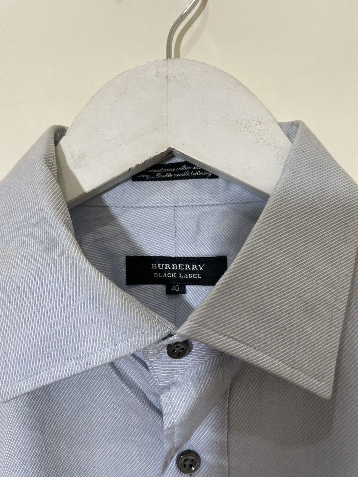 Burberry 2000s Burberry Blue Shirt Streerwear Novacek Balen Y2K Size US L / EU 52-54 / 3 - 4 Thumbnail
