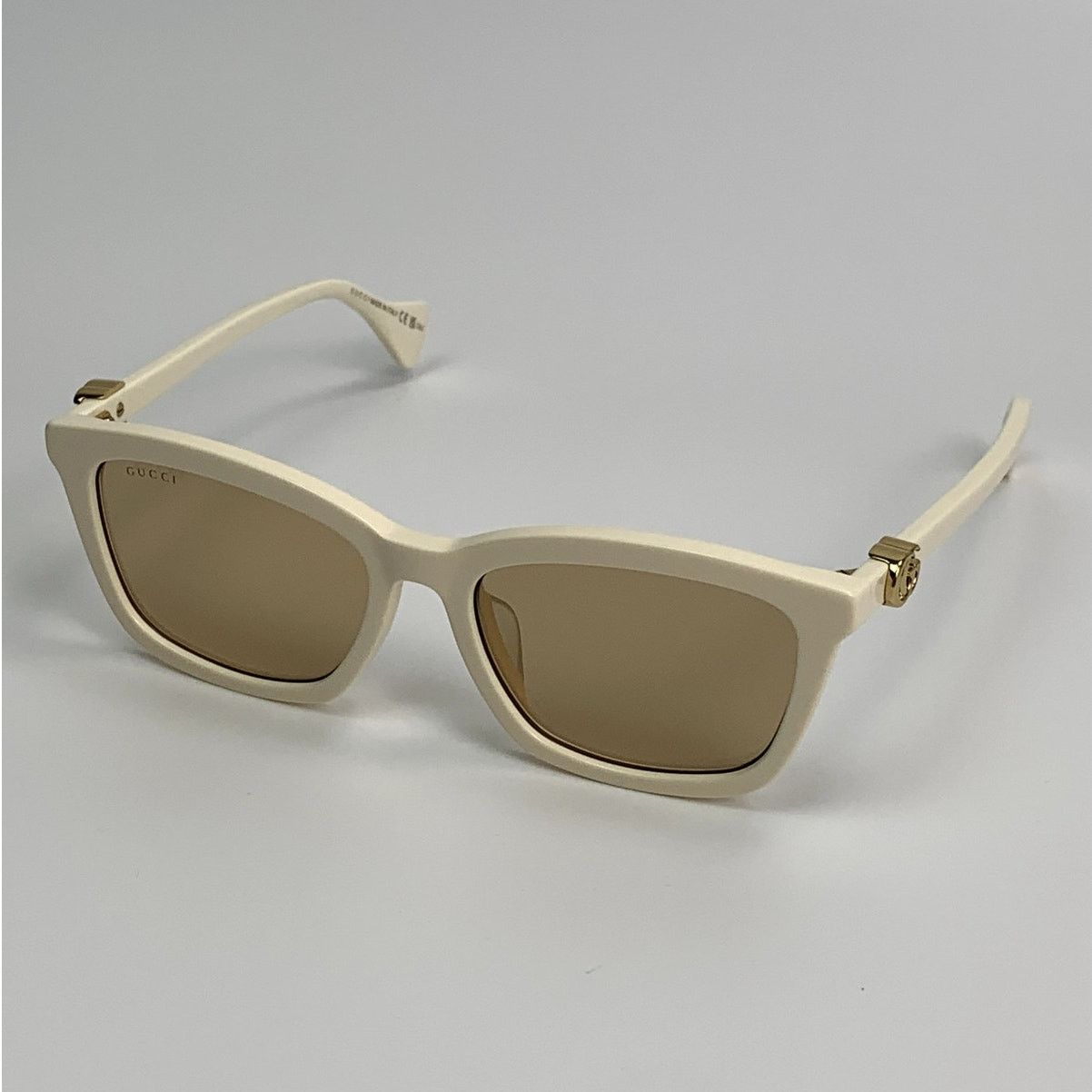 Gucci NEW Gucci Sunglasses GG1596SK 002 Ivory/Nude Flash Authentic Size ONE SIZE - 6 Thumbnail