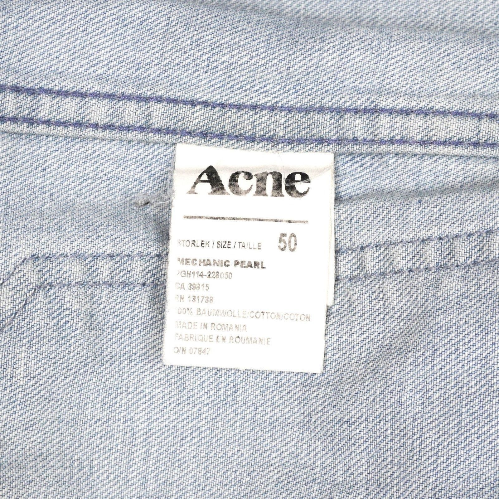 Acne Studios Vintage Acne Studios 2011 Mechanic Pearl Light Blue Jacket Size US M / EU 48-50 / 2 - 6 Thumbnail