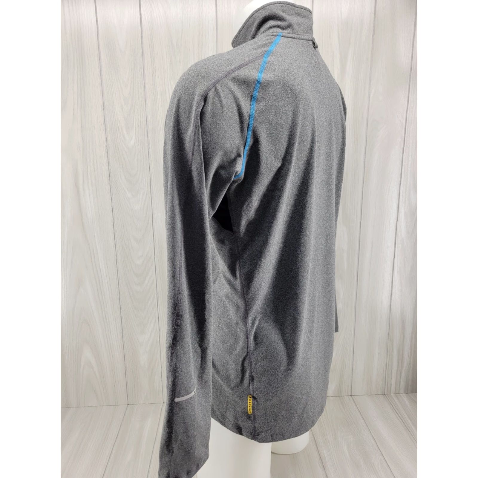Nike Nike Fit Livestrong 1/4 Zip LS Pullover Performance Shirt Mens Size Medium Gray Size US M / EU 48-50 / 2 - 7 Thumbnail