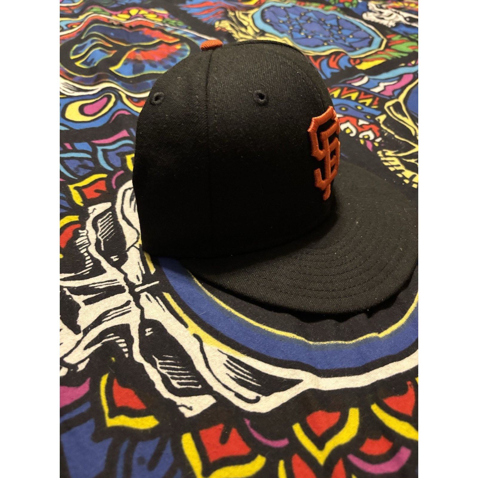 New Era MLB Hat 7 Flex Fit San Francisco Giants New Era Size ONE SIZE - 4 Thumbnail