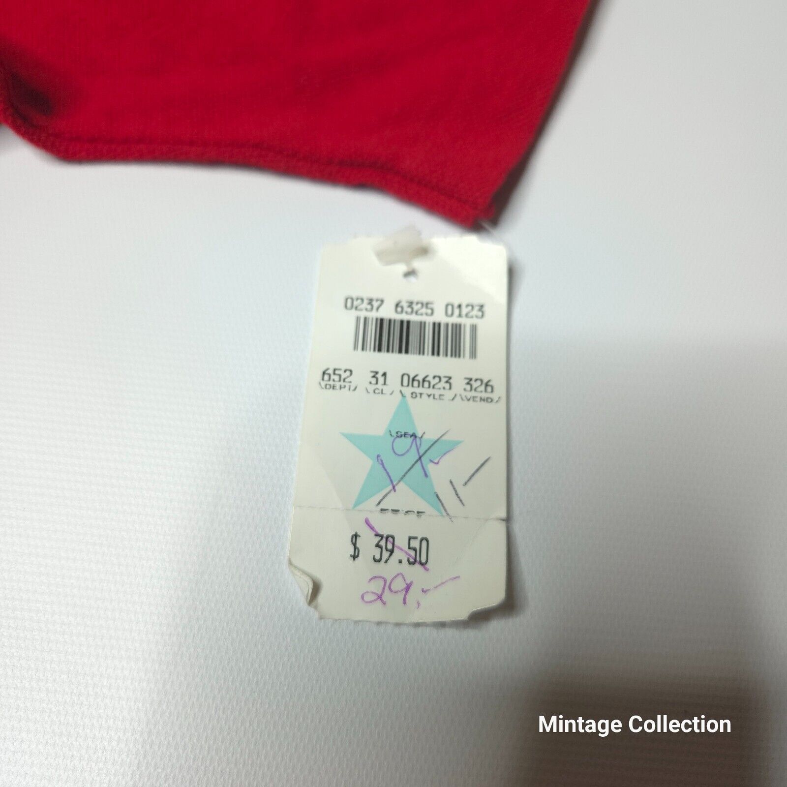 Ralph Lauren VINTAGE POLO RALPH LAUREN RED PIQUE POCKET SHIRT FLAG SHIELD Size US XL / EU 56 / 4 - 5 Thumbnail