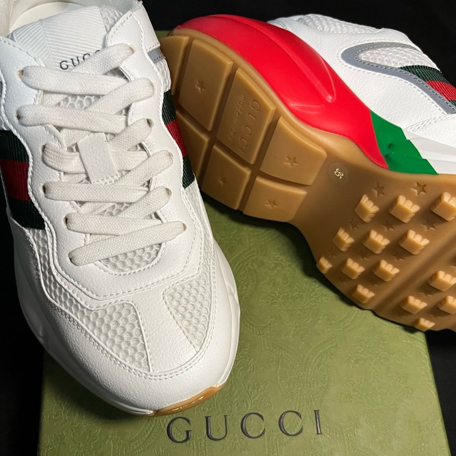 Gucci Gucci Rhyton Sneaker Size US 5 / IT 35 - 5 Thumbnail