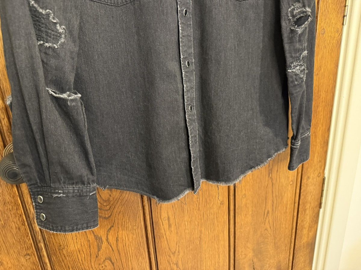 Saint Laurent Paris SS16 Saint Laurent surf sound crash black denim shirt Hedi M Size US M / EU 48-50 / 2 - 10 Thumbnail