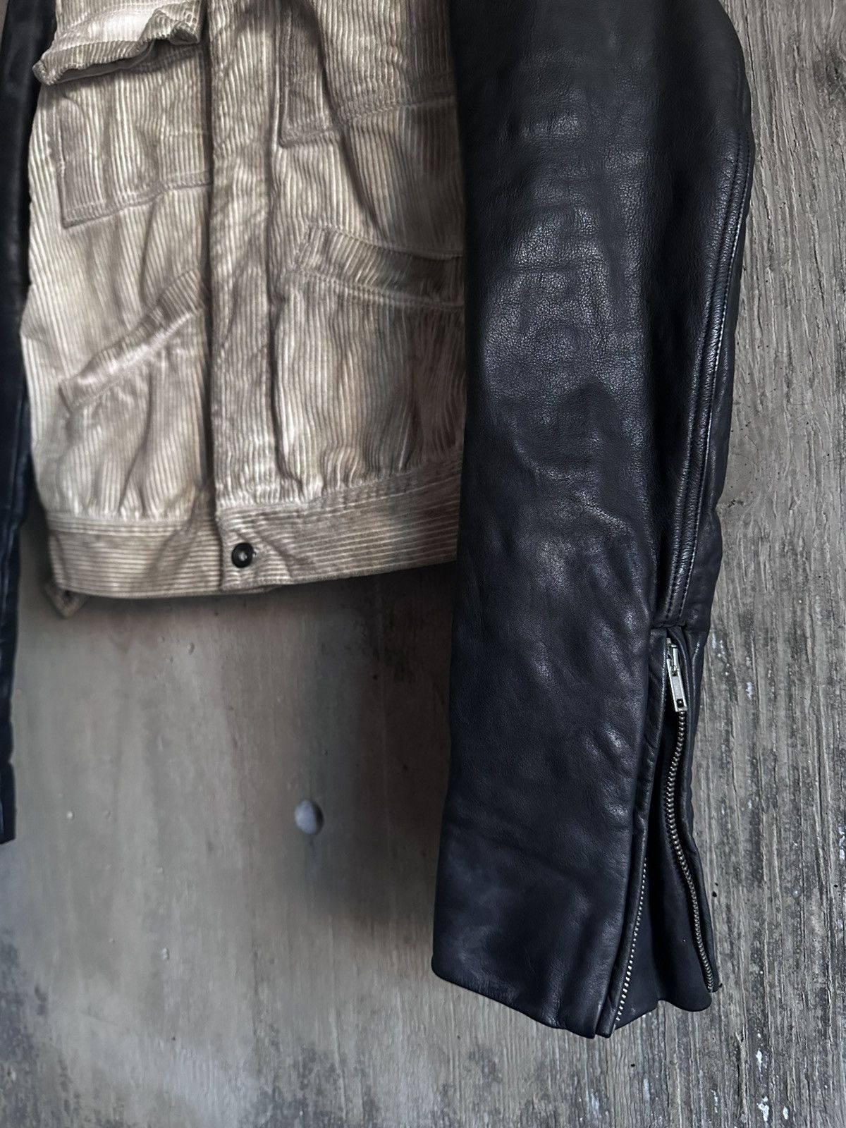 Rick Owens Drkshdw AW09 CRUST HYBRID TRUCKER JACKET Size US M / EU 48-50 / 2 - 3 Thumbnail
