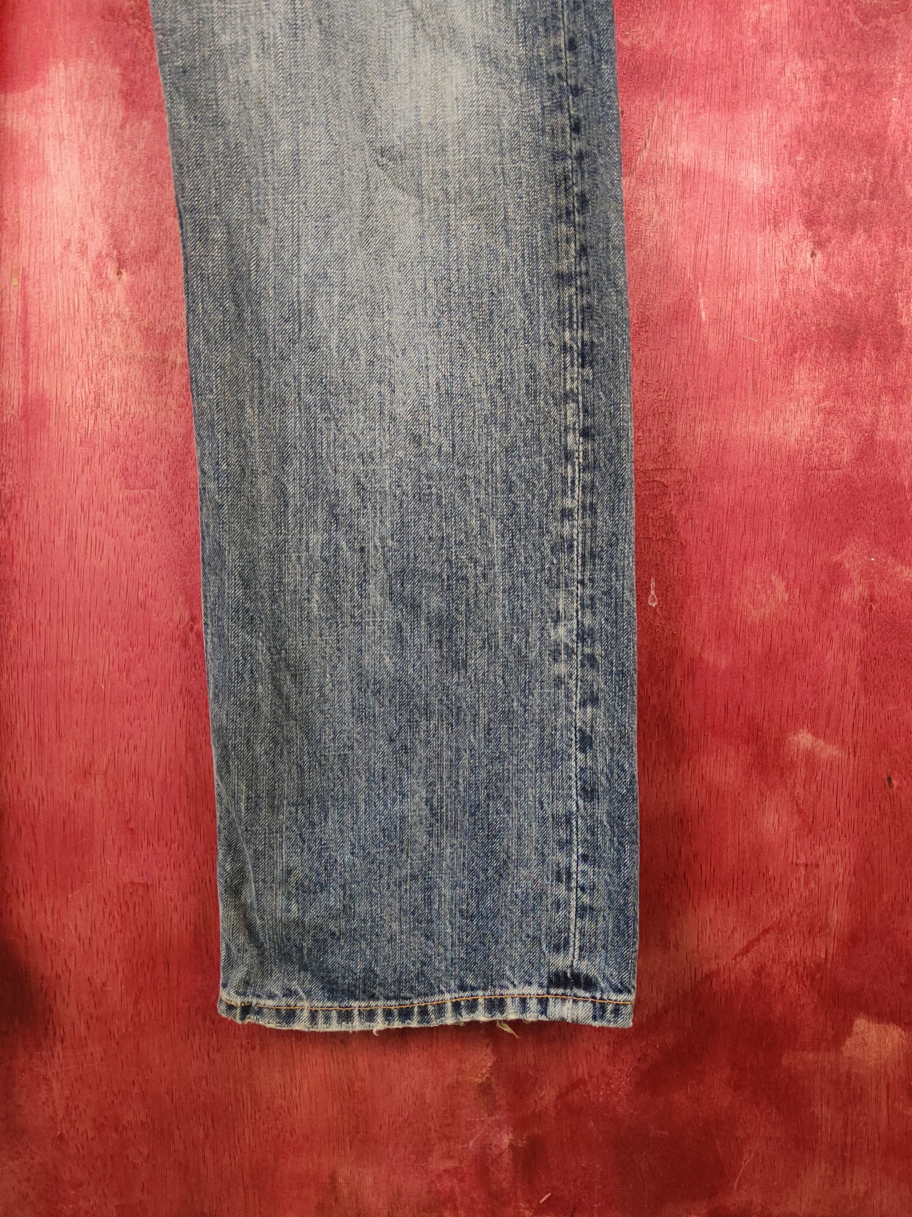 Japanese Brand Japanese Brand Blue Faded Distressed Ripped Jeans #S2251 Size US 32 / EU 48 - 6 Thumbnail