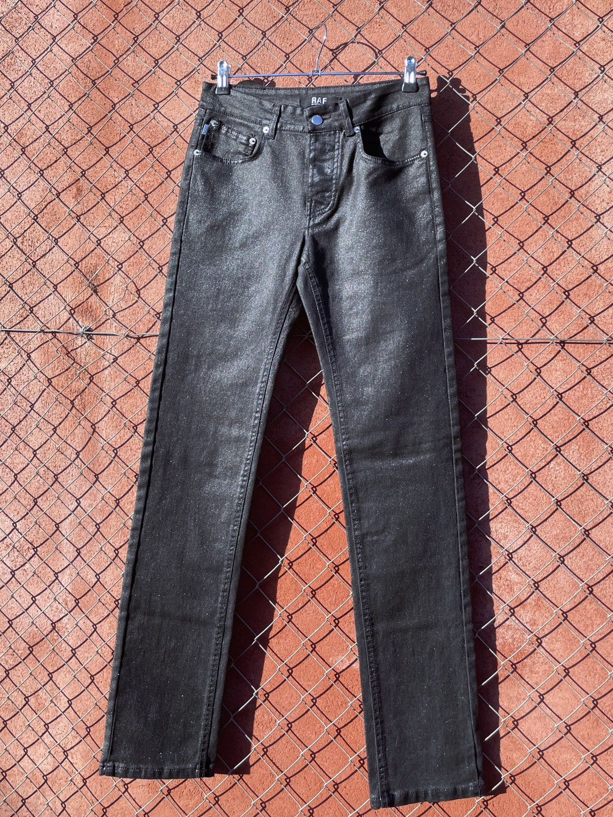 Raf by Raf Simons RAF by Raf simons shiny coated jeans Size US 30 / EU 46 - 1 Thumbnail