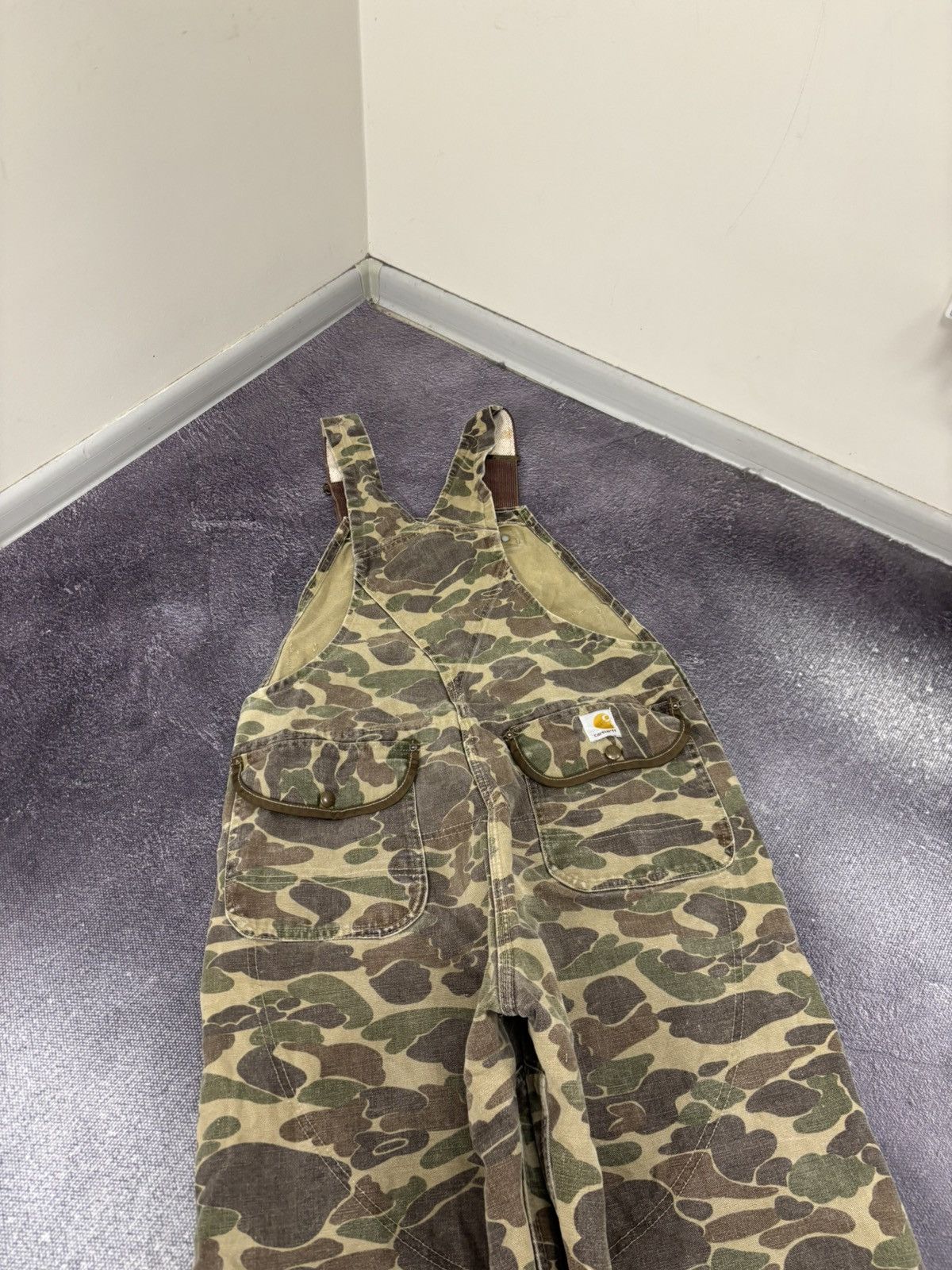 Carhartt Vintage Carhartt BU103 Overalls Bib Duck Camo Hunting Size US 34 / EU 50 - 16 Thumbnail