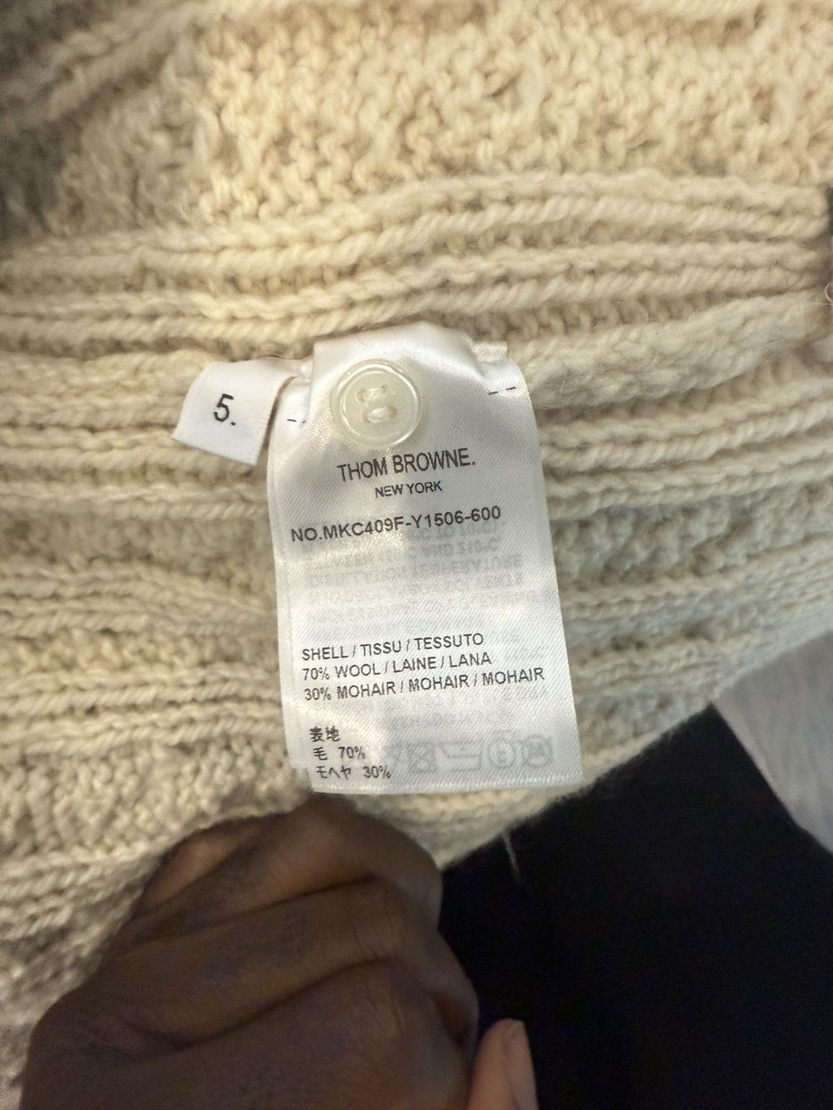 Thom Browne Thom browne cardian cashmere Size US L / EU 52-54 / 3 - 4 Thumbnail