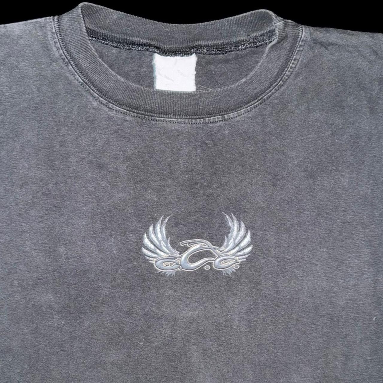 Vintage Vintage Y2K 2003 Orange County Choppers OCC Flame Longsleeve Size US XXL / EU 58 / 5 - 5 Thumbnail