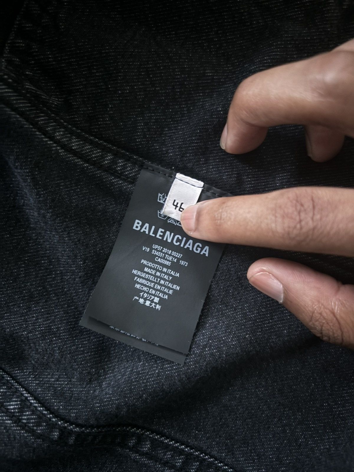 Balenciaga Balenciaga Campaign Denim Jacket Size US S / EU 44-46 / 1 - 5 Thumbnail