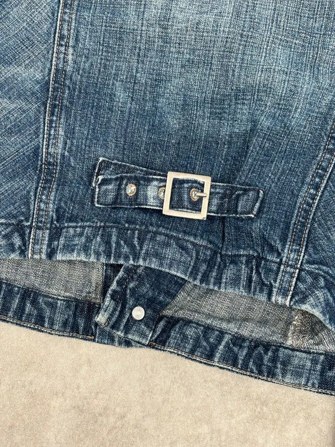 Marithe + Francois Girbaud FW2002 Marithé + François Girbaud Blue Faded Light Denim Jacket Size US S / EU 44-46 / 1 - 11 Thumbnail