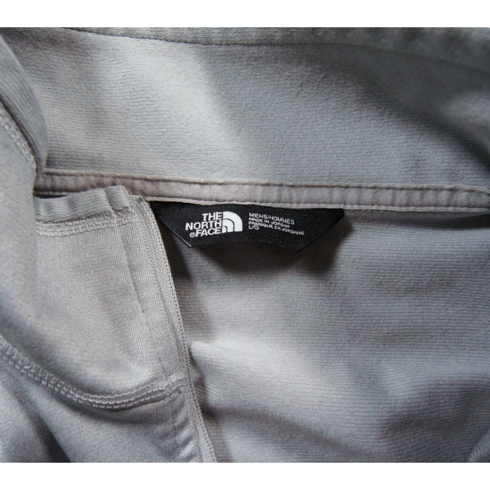 The North Face The North Face Sweater Mens Large Gray Quarter Zip Tech Fleece Pullover Outdoors Size US L / EU 52-54 / 3 - 7 Thumbnail