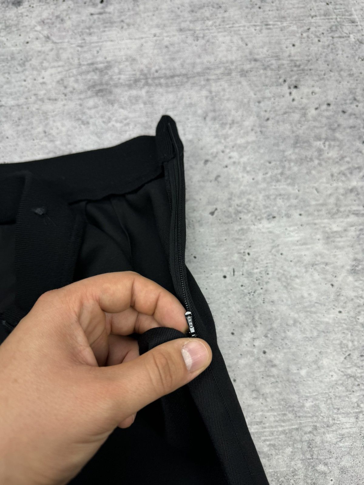 Designer × Jil Sander Vintage Jil Sander Luxury Y2K Style Black Zip Pants Trousers Size 27" / US 4 / IT 40 - 16 Thumbnail