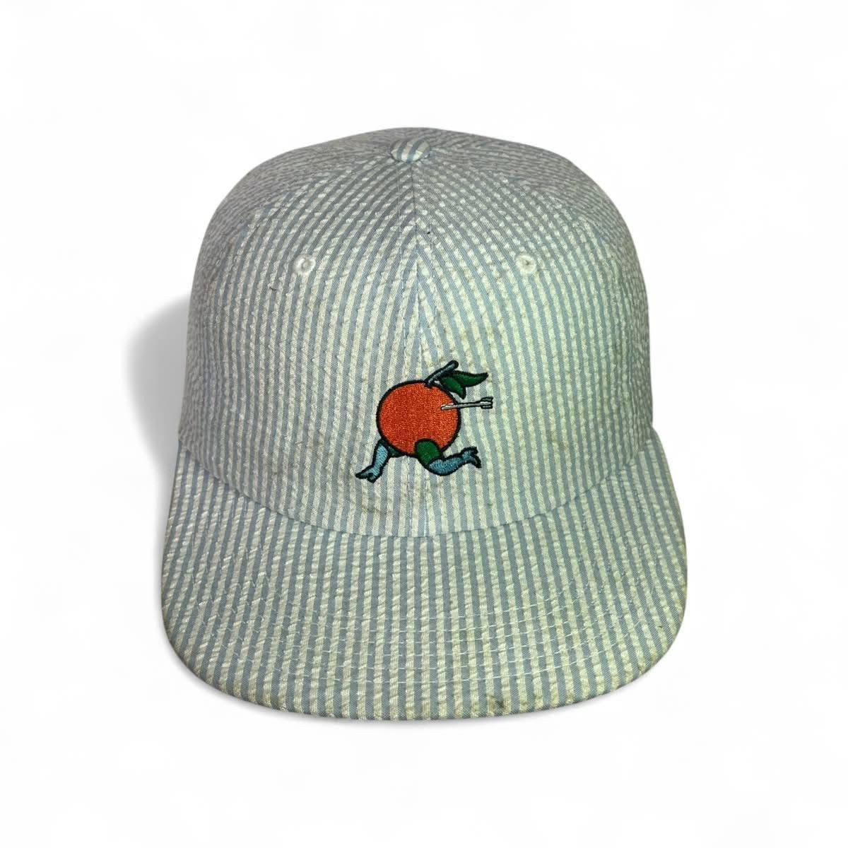 By Parra parra 6 panel unconstructed hat orange seersucker blue Size ONE SIZE - 2 Thumbnail