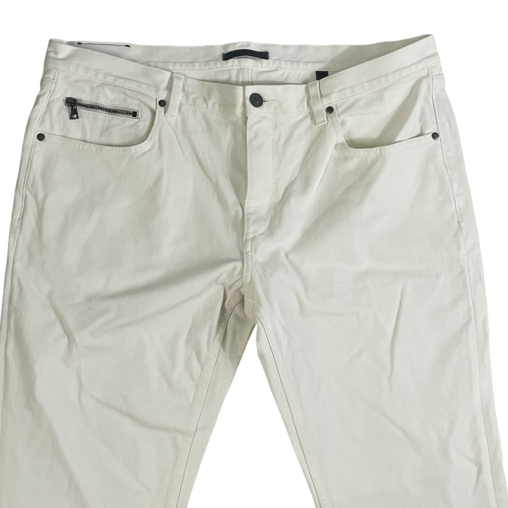 John Varvatos John Varvatos Mens White Jeans Size 38 Regular Size US 38 / EU 54 - 5 Thumbnail