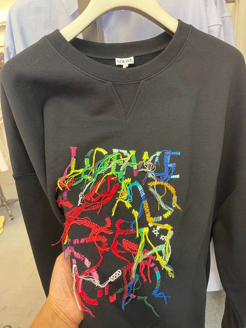 Loewe LOEWE Men's hooded sweatshirt Size US XXL / EU 58 / 5 - 3 Thumbnail
