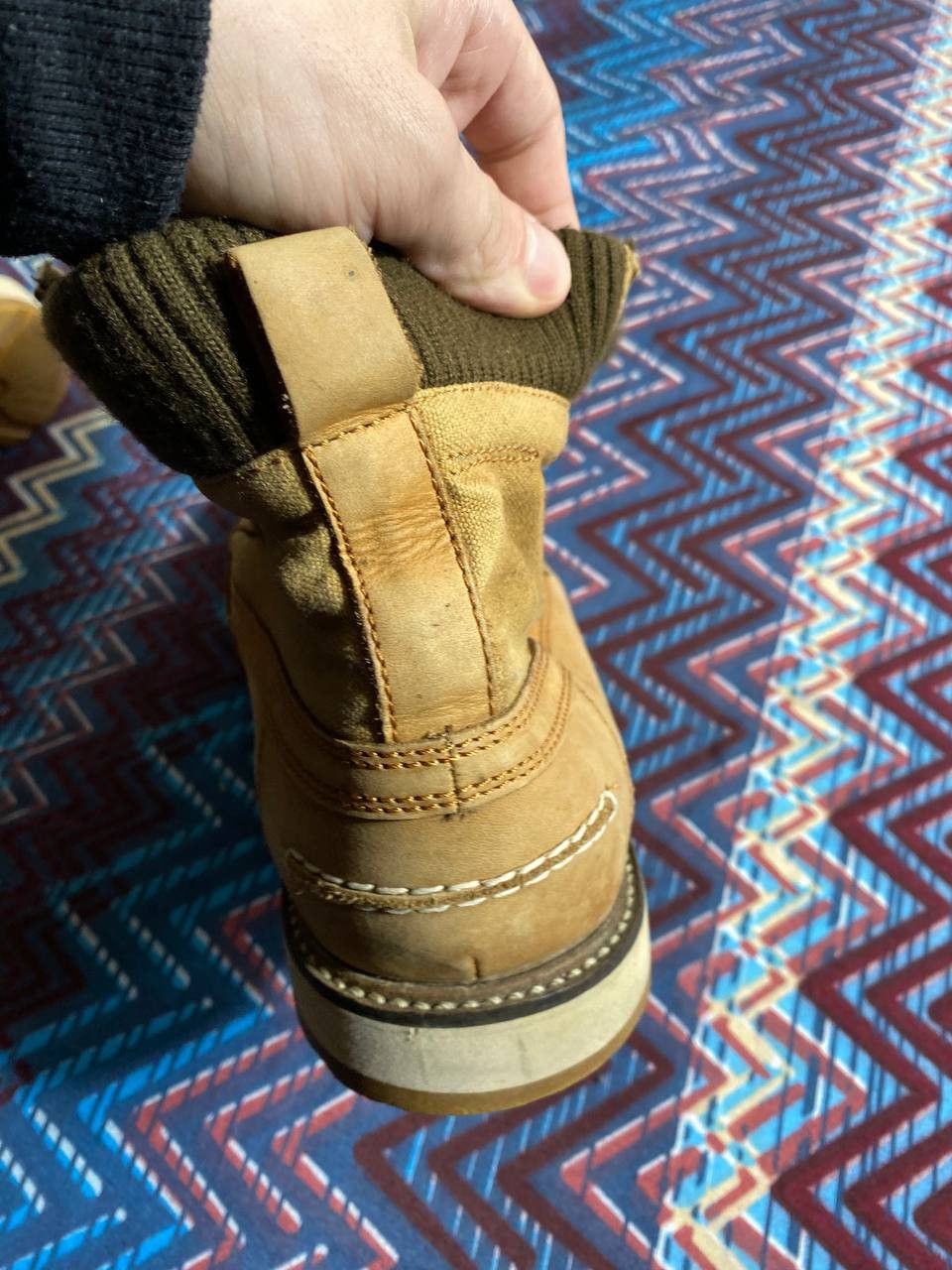 Lacoste × Vintage LACOSTE FREE SHIPPING size 9 US Classic Boots Leather Brown Size US 10 / EU 43 - 21 Thumbnail