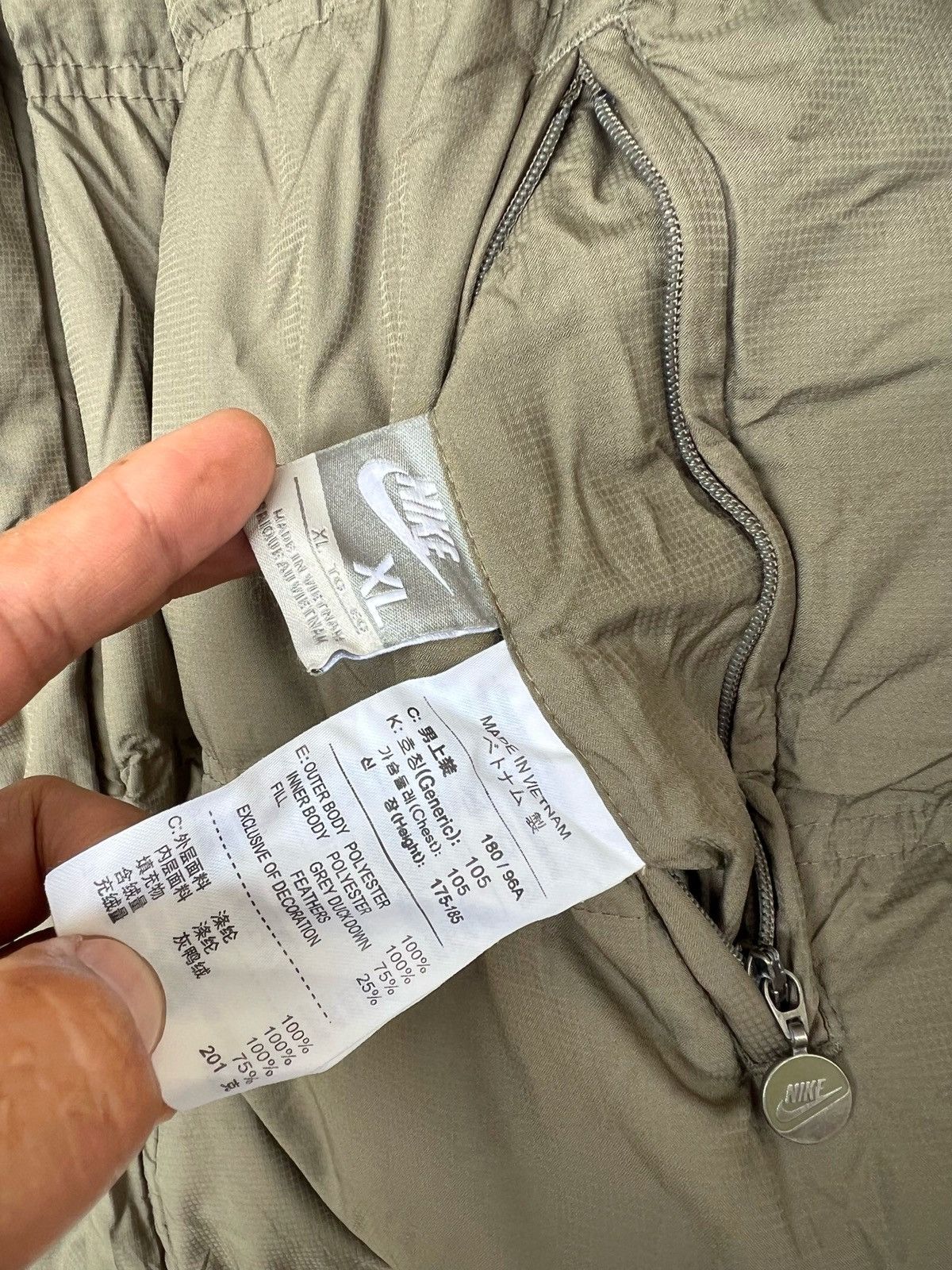 Nike Vintage Y2K Nike Puffer Reversible Green Jacket Size US M / EU 48-50 / 2 - 18 Thumbnail