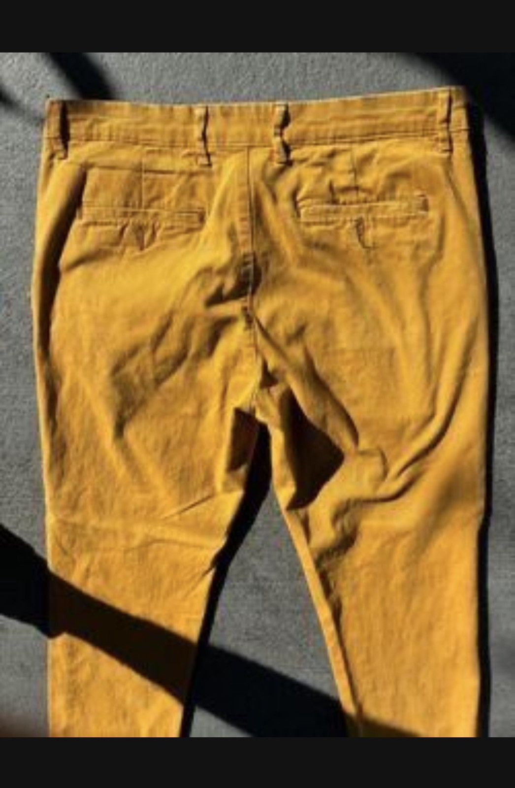 Other Mustard Yellow Slim Fit Chino Denim Men Size 31W X 28 L Size US 31 - 11 Thumbnail