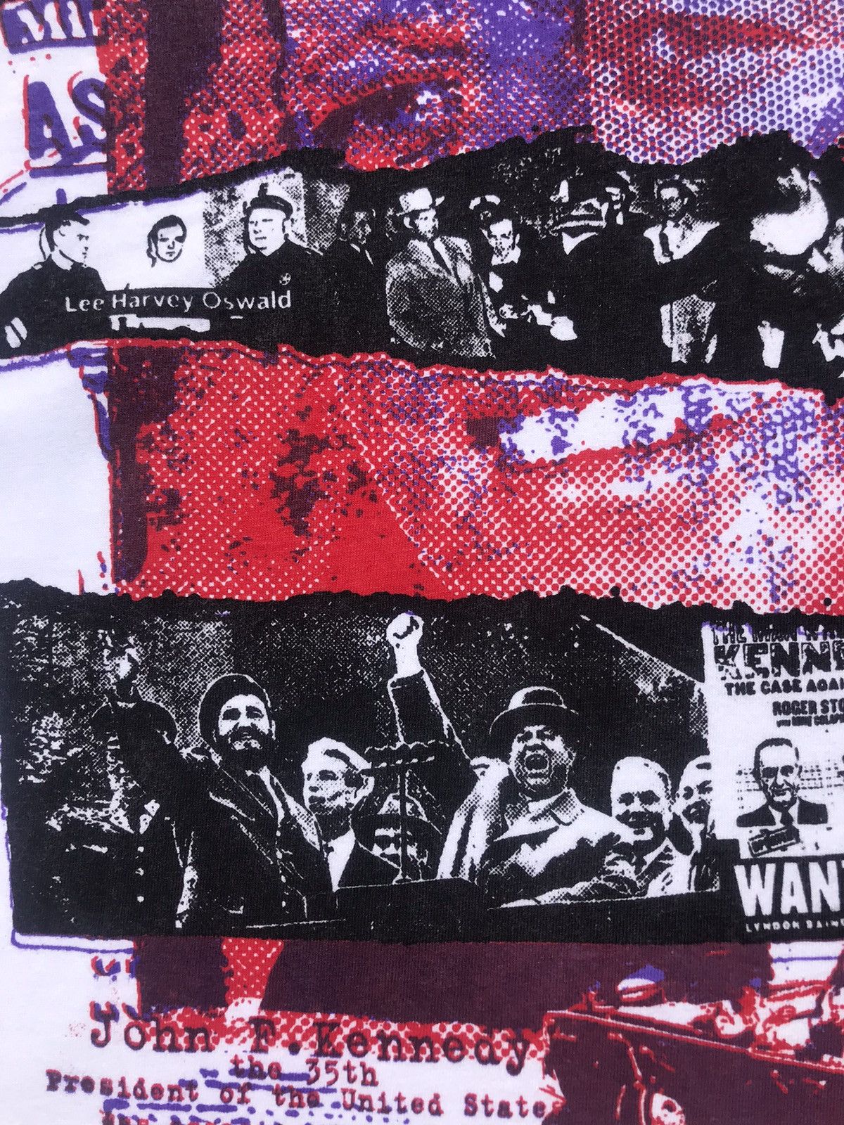 Other Dead Kennedys JFK Killed Hand Printed T Shirt Size US M / EU 48-50 / 2 - 5 Thumbnail