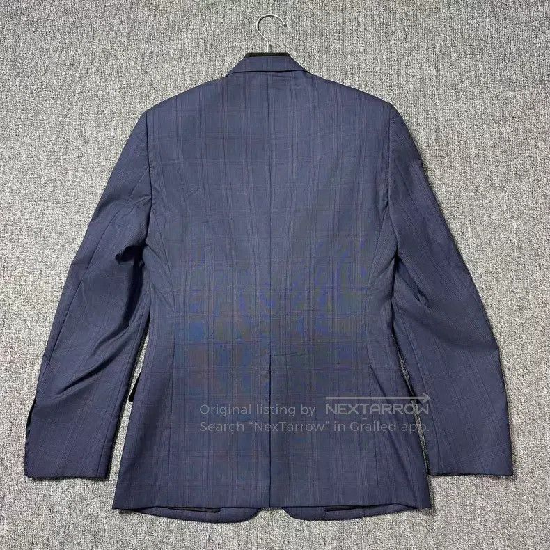Dior Dior Midnight purple blue plaid suit suit Size 46R - 3 Thumbnail
