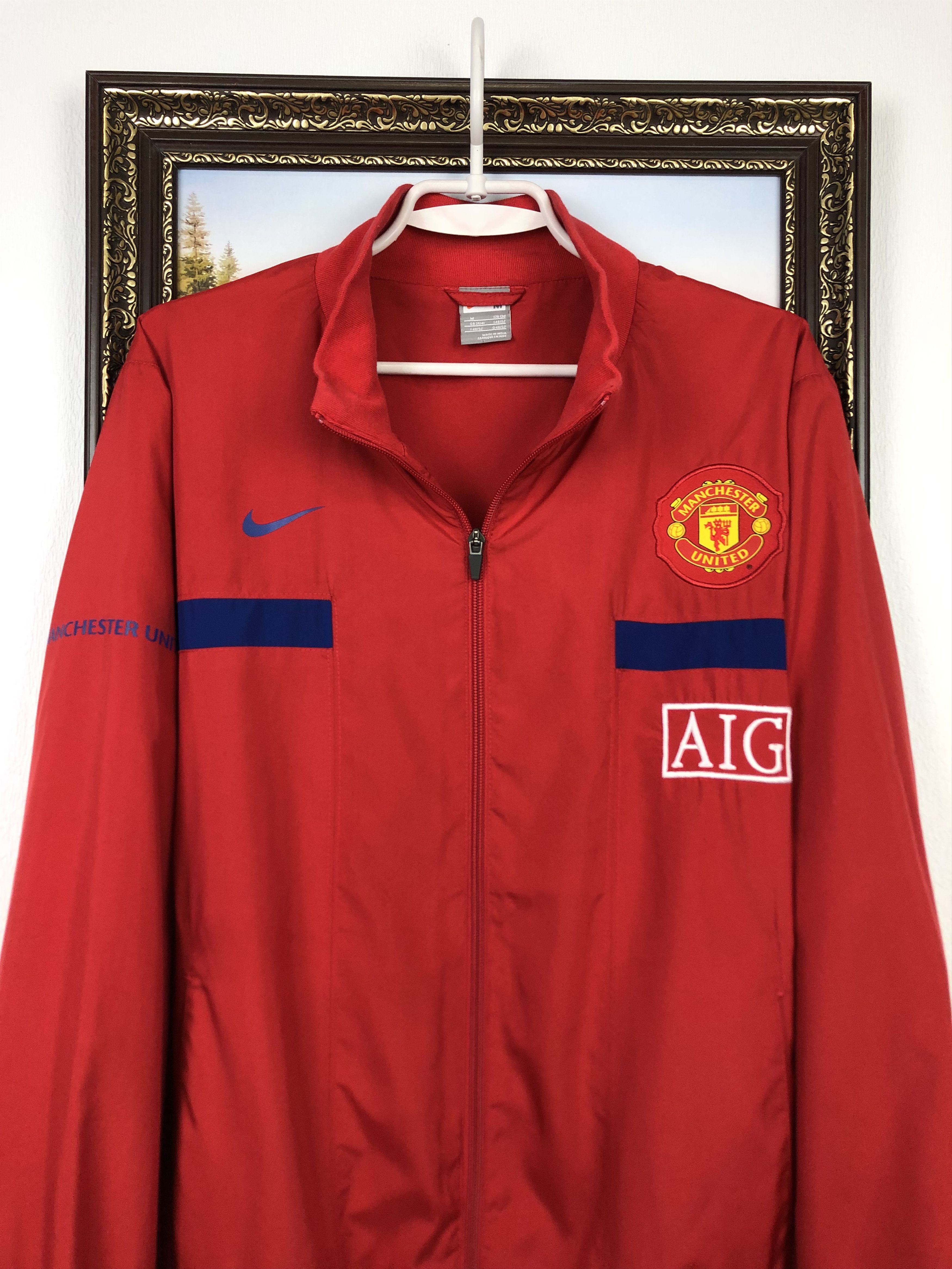 Nike Vintage Nike Manchester United Football Jacket Soccer Track Size US M / EU 48-50 / 2 - 2 Thumbnail