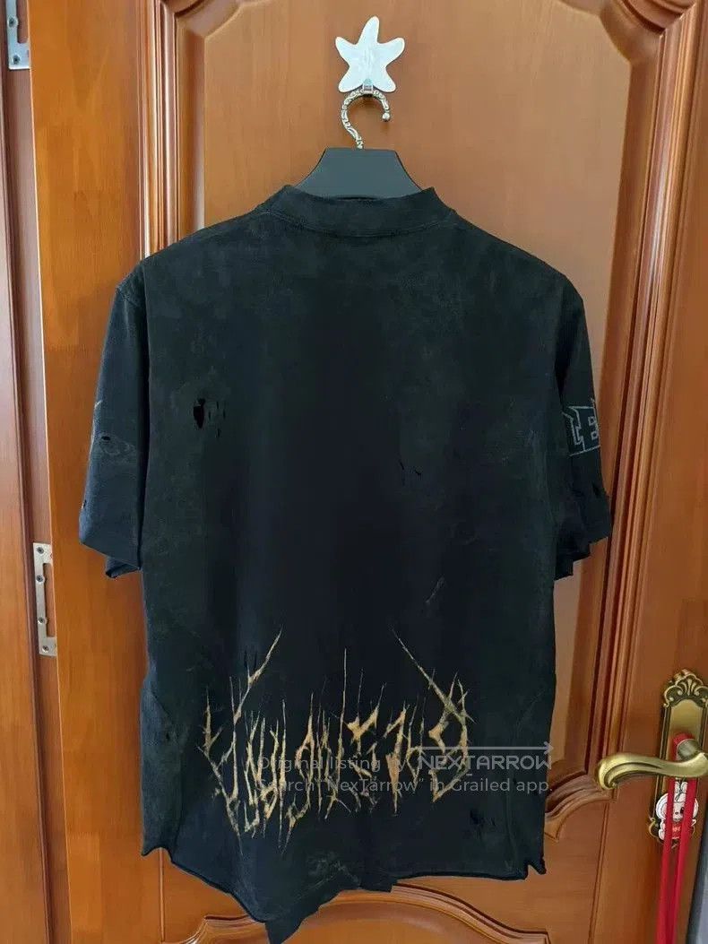 Balenciaga Balenciaga Inverted Tower Distressed Tee. Size US M / EU 48-50 / 2 - 2 Thumbnail
