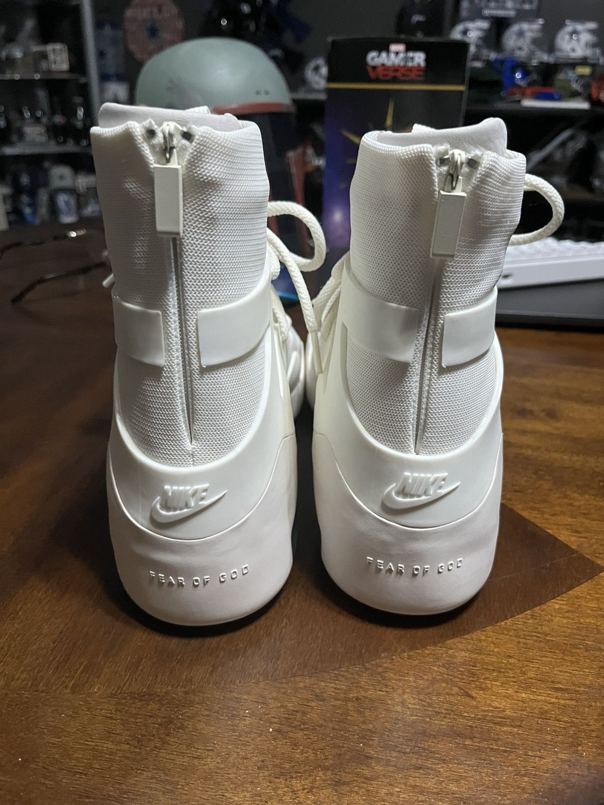 Nike Nike Air fear of god 1 sail/black-sail Size US 10.5 / EU 43-44 - 3 Thumbnail