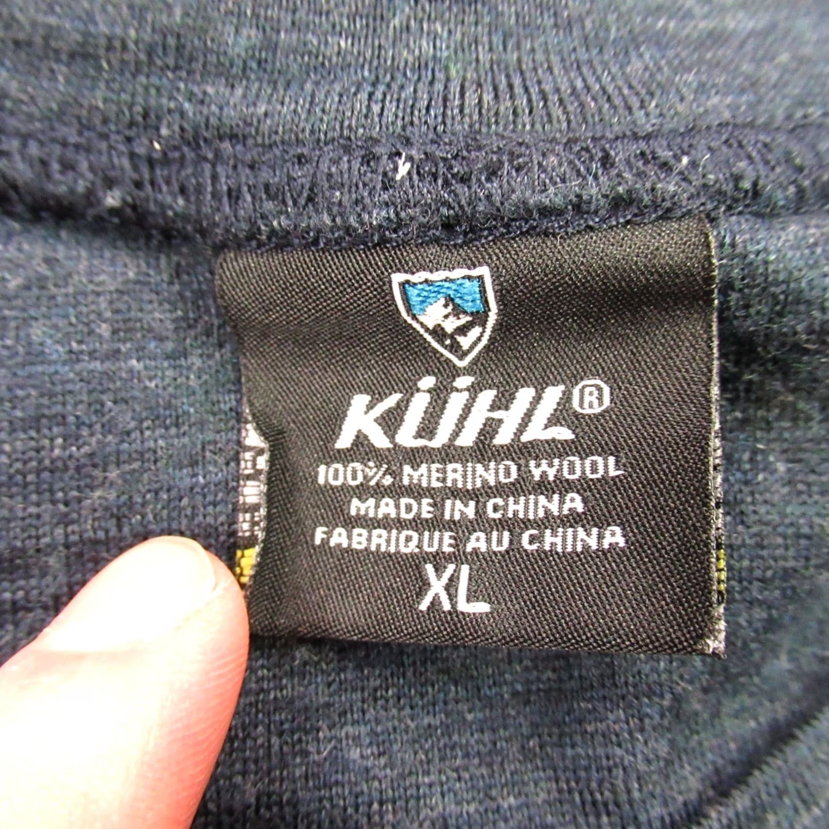 Vintage Kuhl Shirt Mens XL Long Sleeve Crew Neck Blue Sweater Casual Lightweight Knit Pullover All Seasons Regular Size US XL / EU 56 / 4 - 4 Thumbnail