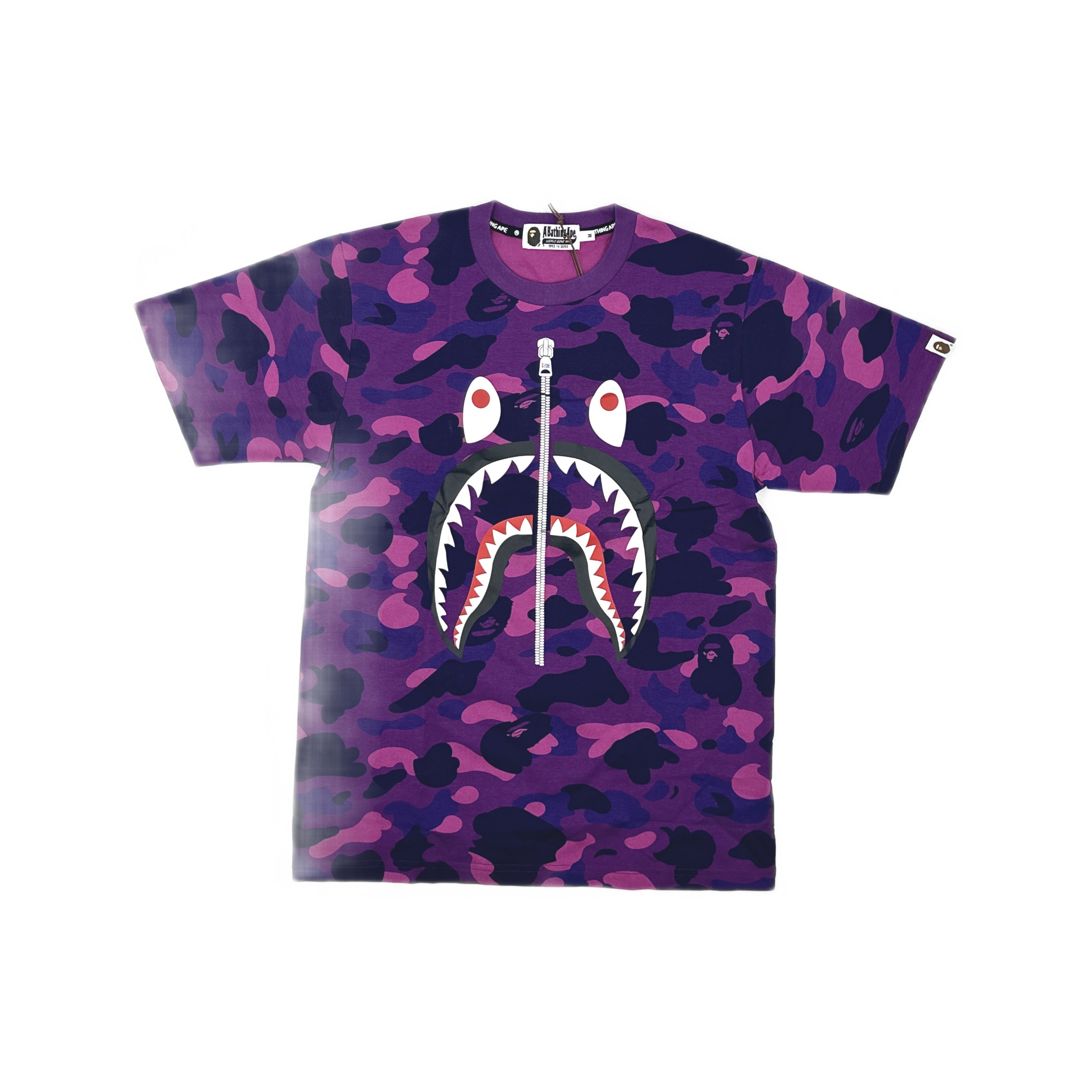 Bape A Bathing Ape Color Camo Shark T-Shirt Size M Size US M / EU 48-50 / 2 - 1 Thumbnail
