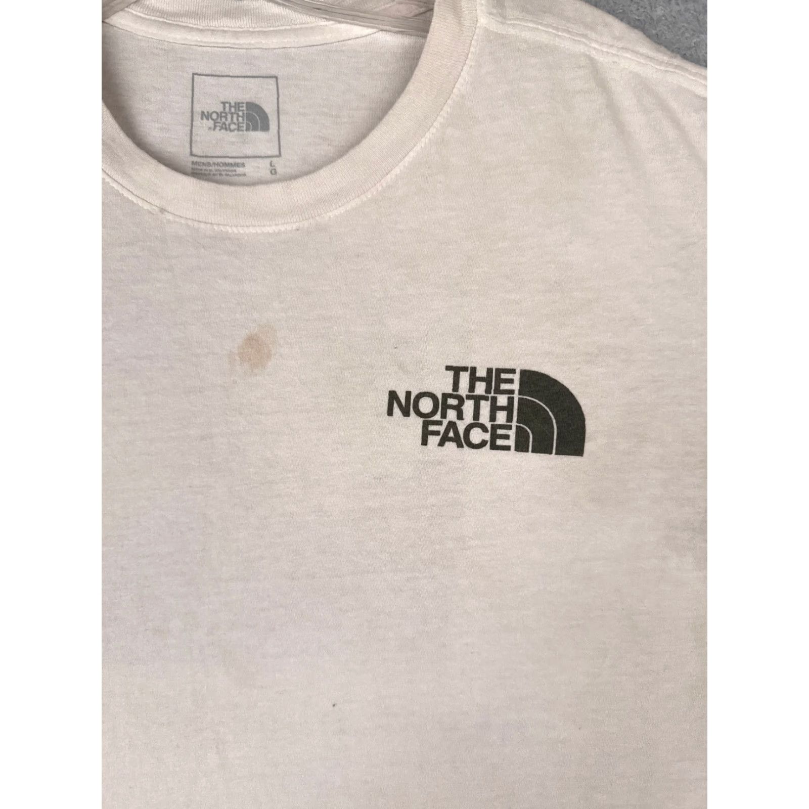 The North Face The North Face Shirt Men Large White Long Sleeve Cotton Crew Neck Mens Size US L / EU 52-54 / 3 - 6 Thumbnail