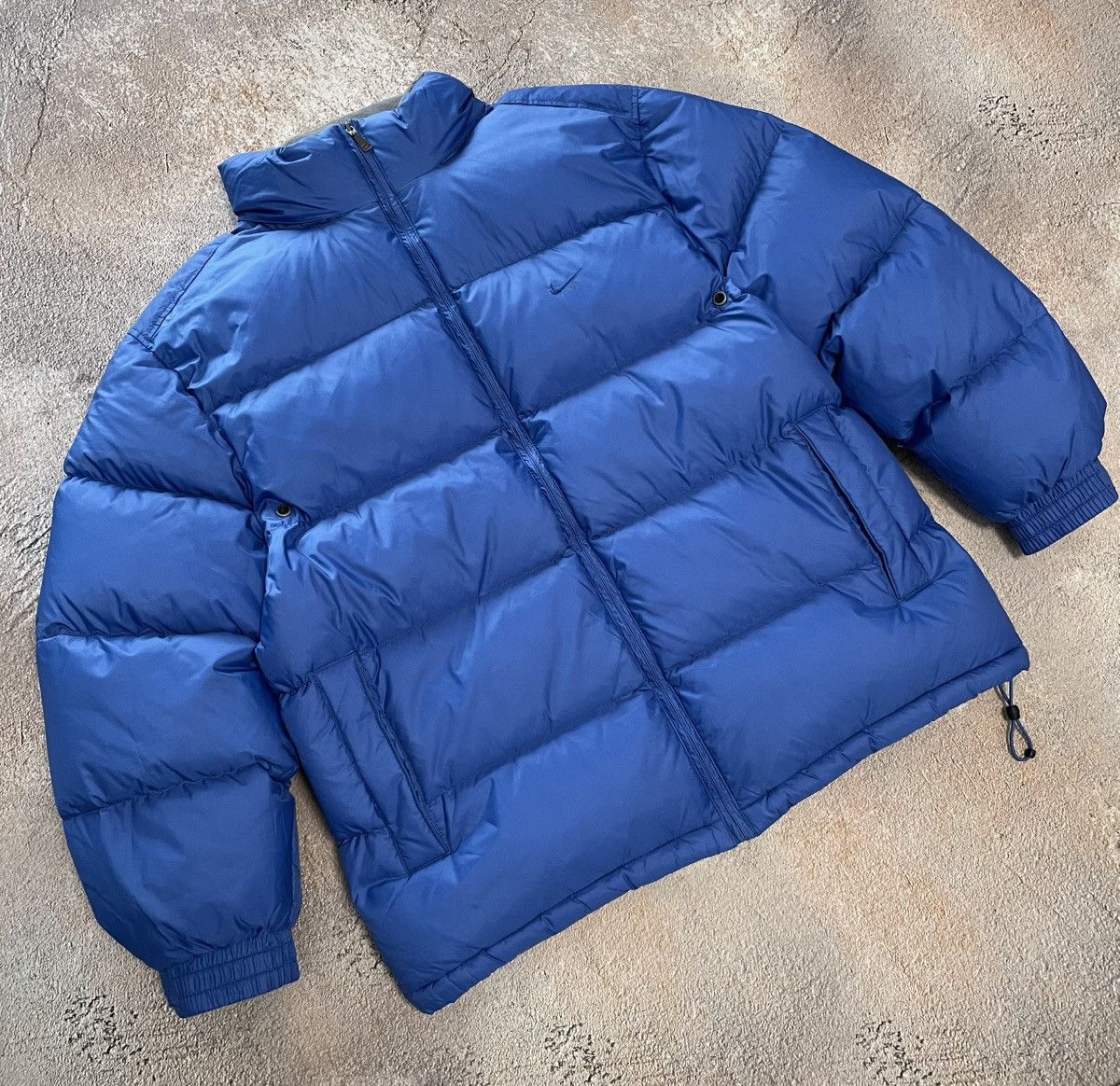 Nike Vintage Nike Small Swoosh Nylon Puffer Jacket Size US XL / EU 56 / 4 - 1 Thumbnail