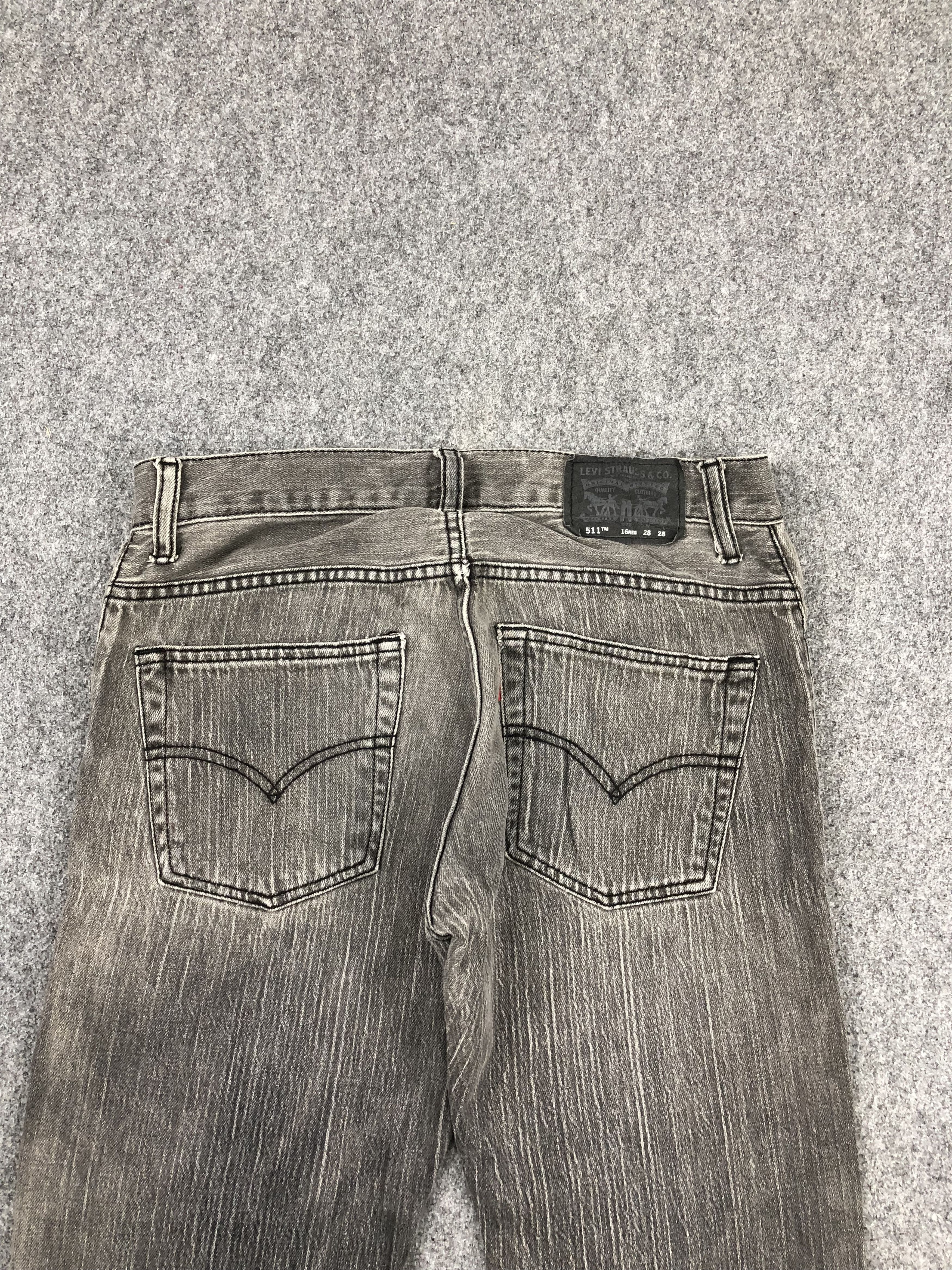 Levi's Vintage Levis 511 Faded Black Jeans DPP0245 Size US 30 / EU 46 - 4 Thumbnail