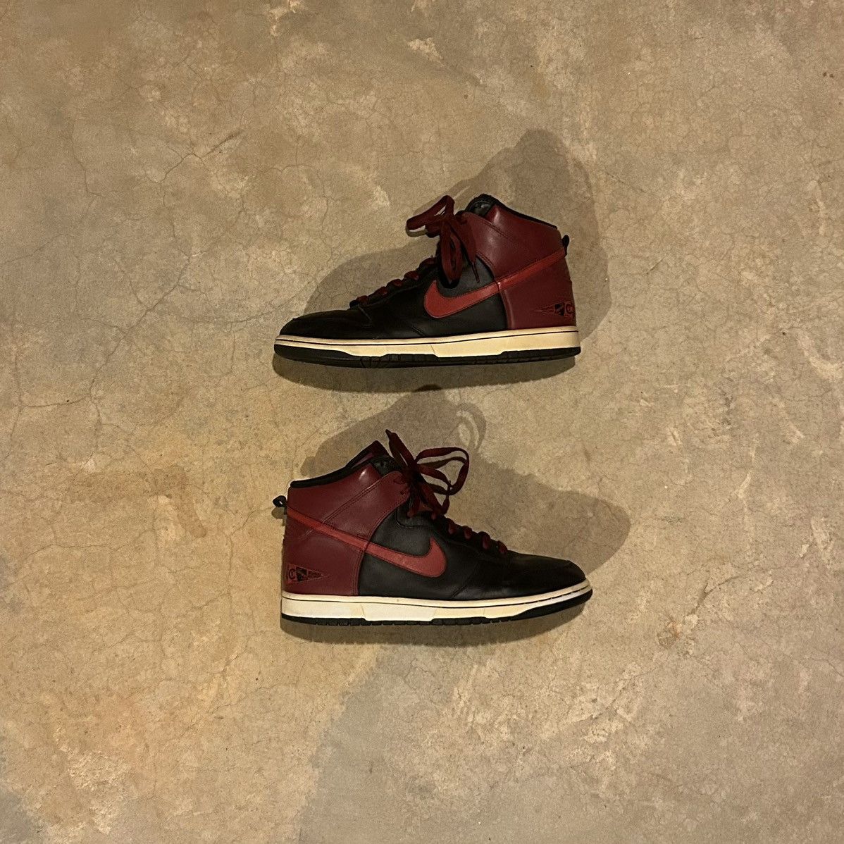 Nike × Vintage Vintage Nike Dunk High Black Fives BFive 2006 US 11.5 Size US 11.5 / EU 44-45 - 1 Thumbnail