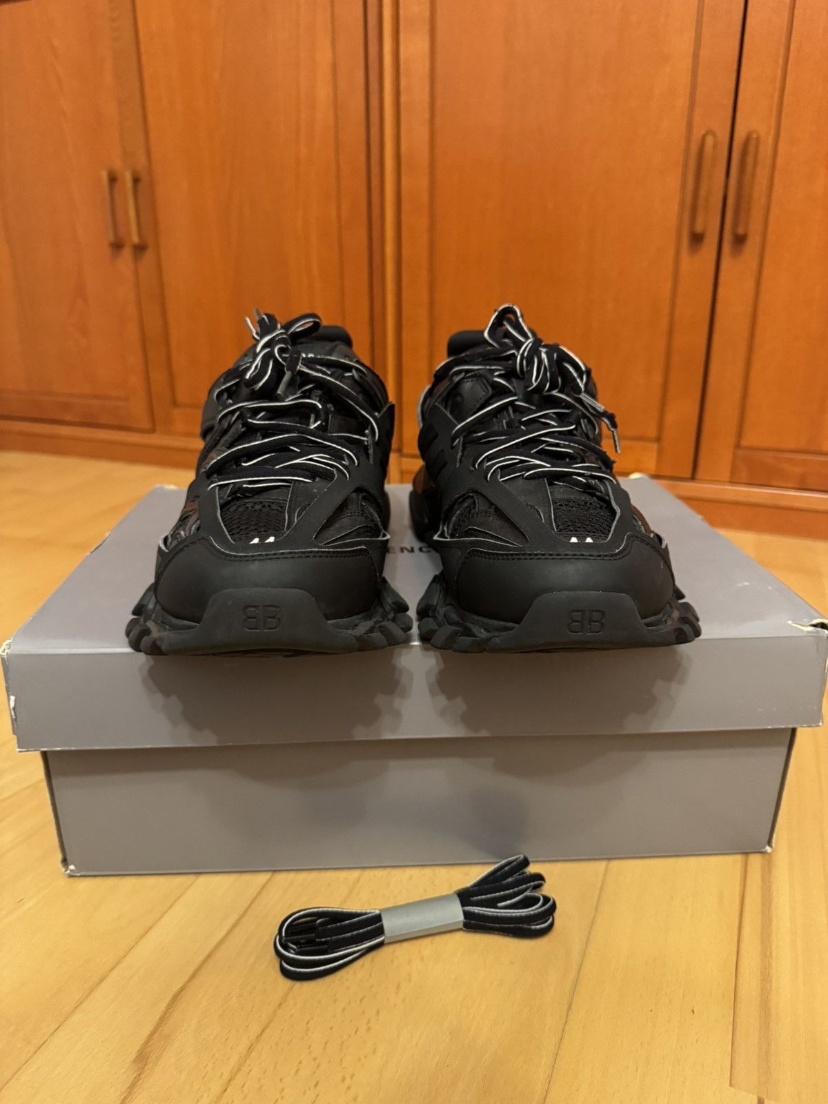 Balenciaga Balenciaga Track Triple Black Size US 11 / EU 44 - 6 Thumbnail