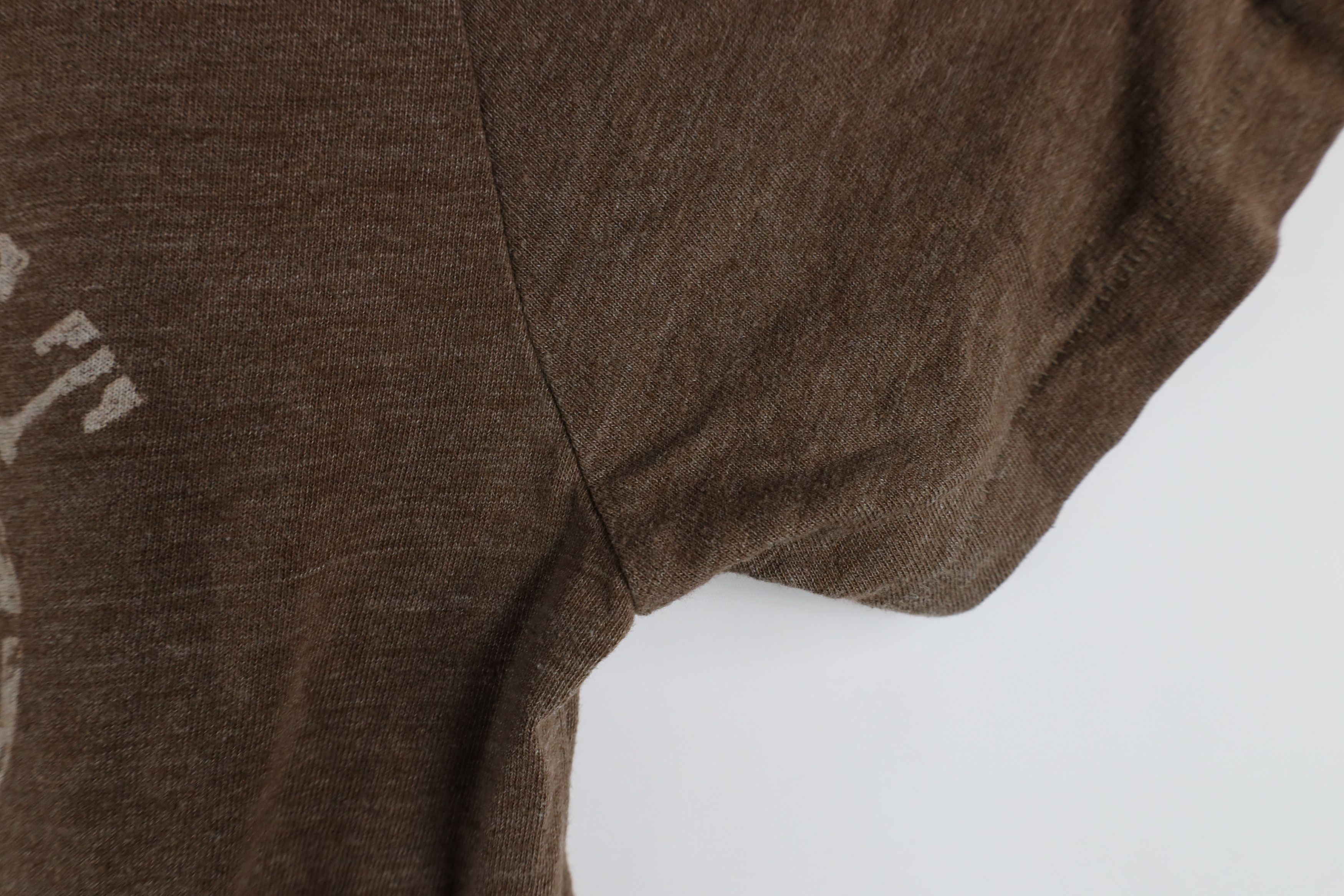 Lucky Brand × Vintage Vintage Lucky Brand x Triumph Motorcycles Thin T-Shirt Brown Size US S / EU 44-46 / 1 - 11 Thumbnail