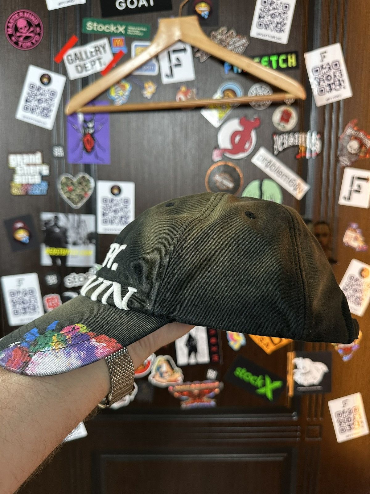 Gallery Dept. × Lanvin Gallery dept x Lanvin Green Faded Cap Size ONE SIZE - 4 Thumbnail