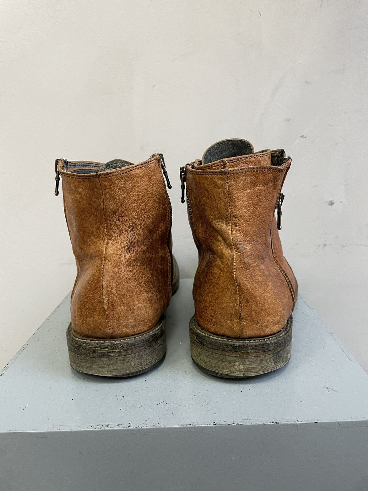 Hedi Slimane Hedi slimane brown boots avant garde retro style Size US 11 / EU 44 - 5 Thumbnail