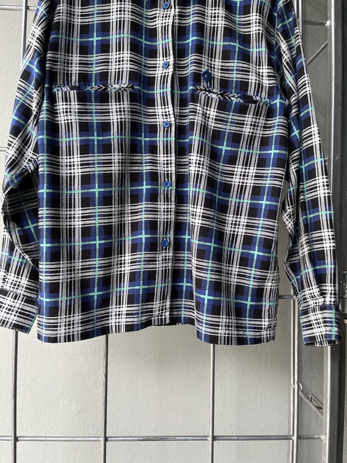 Dior Christian Dior Blue plaid shirt. Size S / US 4 / IT 40 - 7 Thumbnail