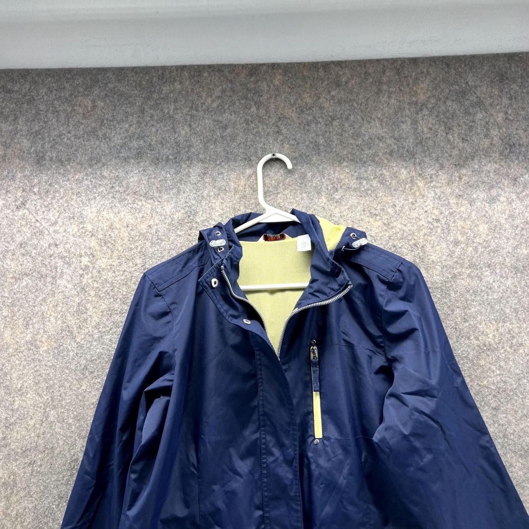 Izod IZOD Windbreaker Jacket Men Small Blue Navy Full Zip Hoodie Polyester Field Regular Size S Size US S / EU 44-46 / 1 - 2 Thumbnail