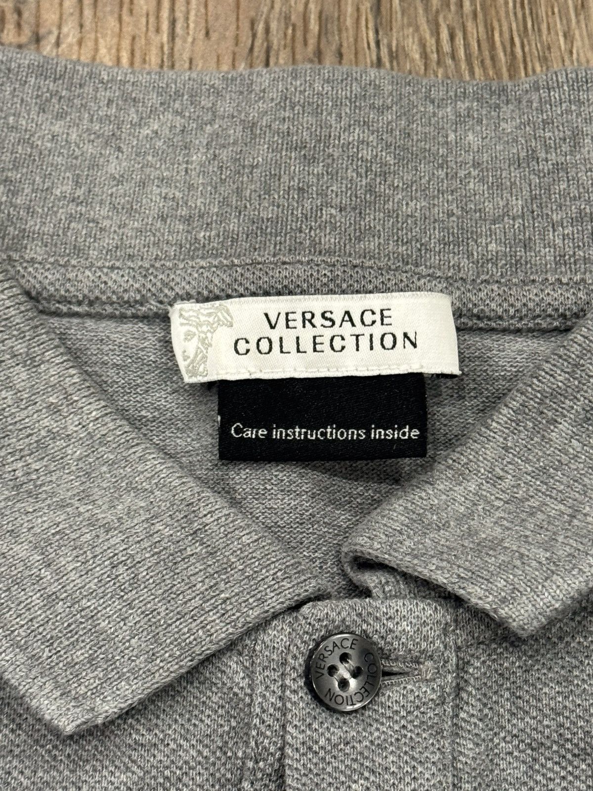 Versace Versace Embroidered Logo Polo Shirt Size US M / EU 48-50 / 2 - 8 Thumbnail