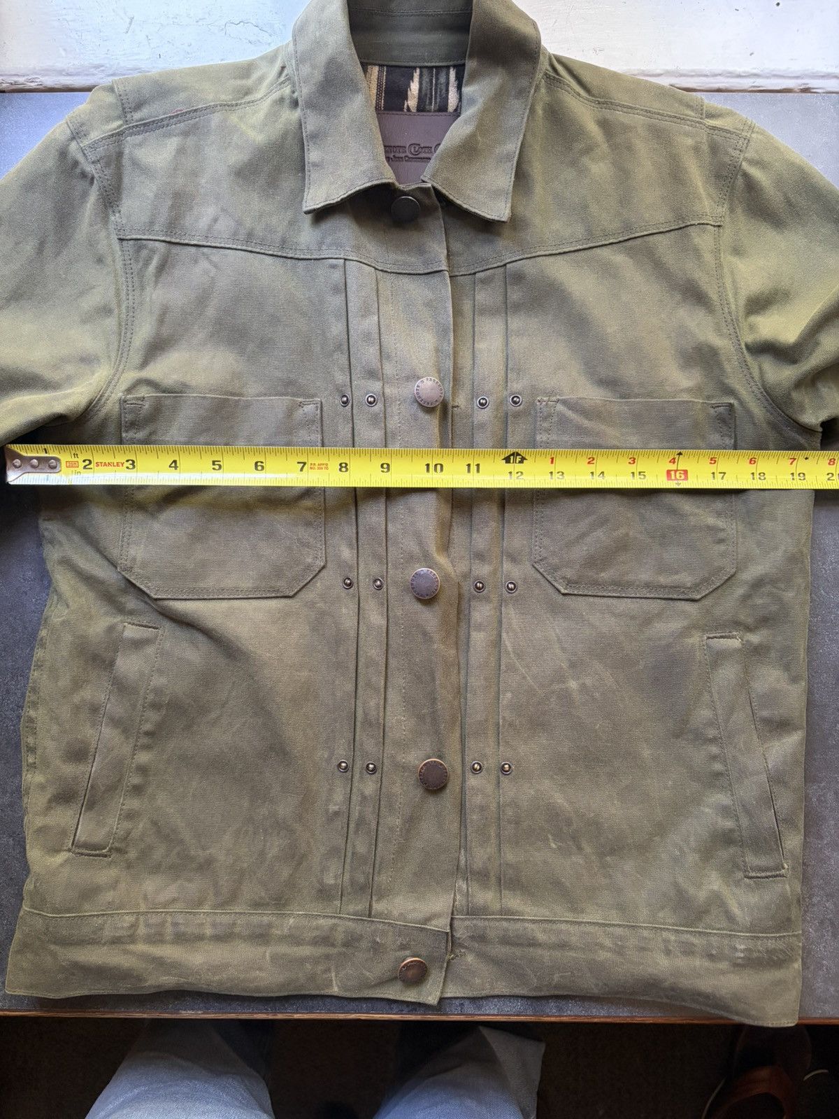 Freenote Cloth Freenote Cloth Riders Jacket – Waxed Canvas Olive Size US S / EU 44-46 / 1 - 7 Thumbnail