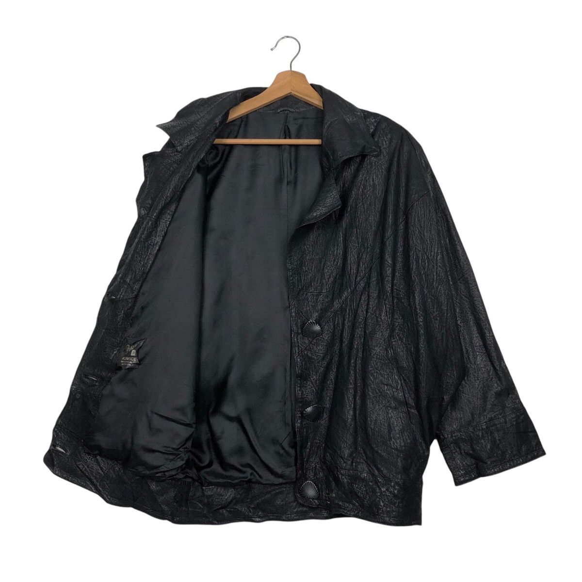 Japanese Brand 📌Vintage Bomber Leather Jacket Florence Italy Issey Miyake Size US M / EU 48-50 / 2 - 12 Thumbnail