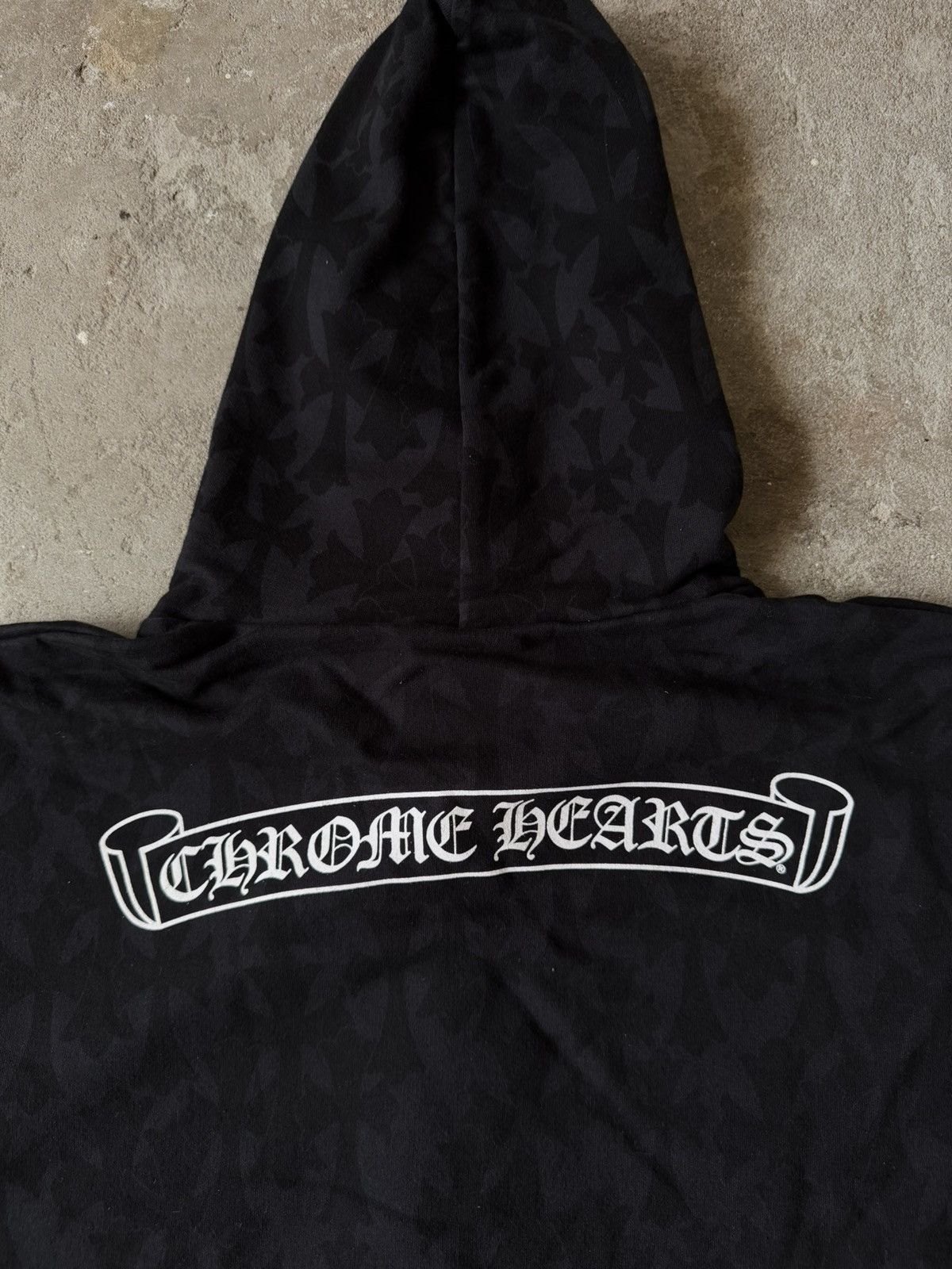 Chrome Hearts Chrome Hearts Cemetery Cross Print Zip Up Hoodie Black Size US L / EU 52-54 / 3 - 11 Thumbnail