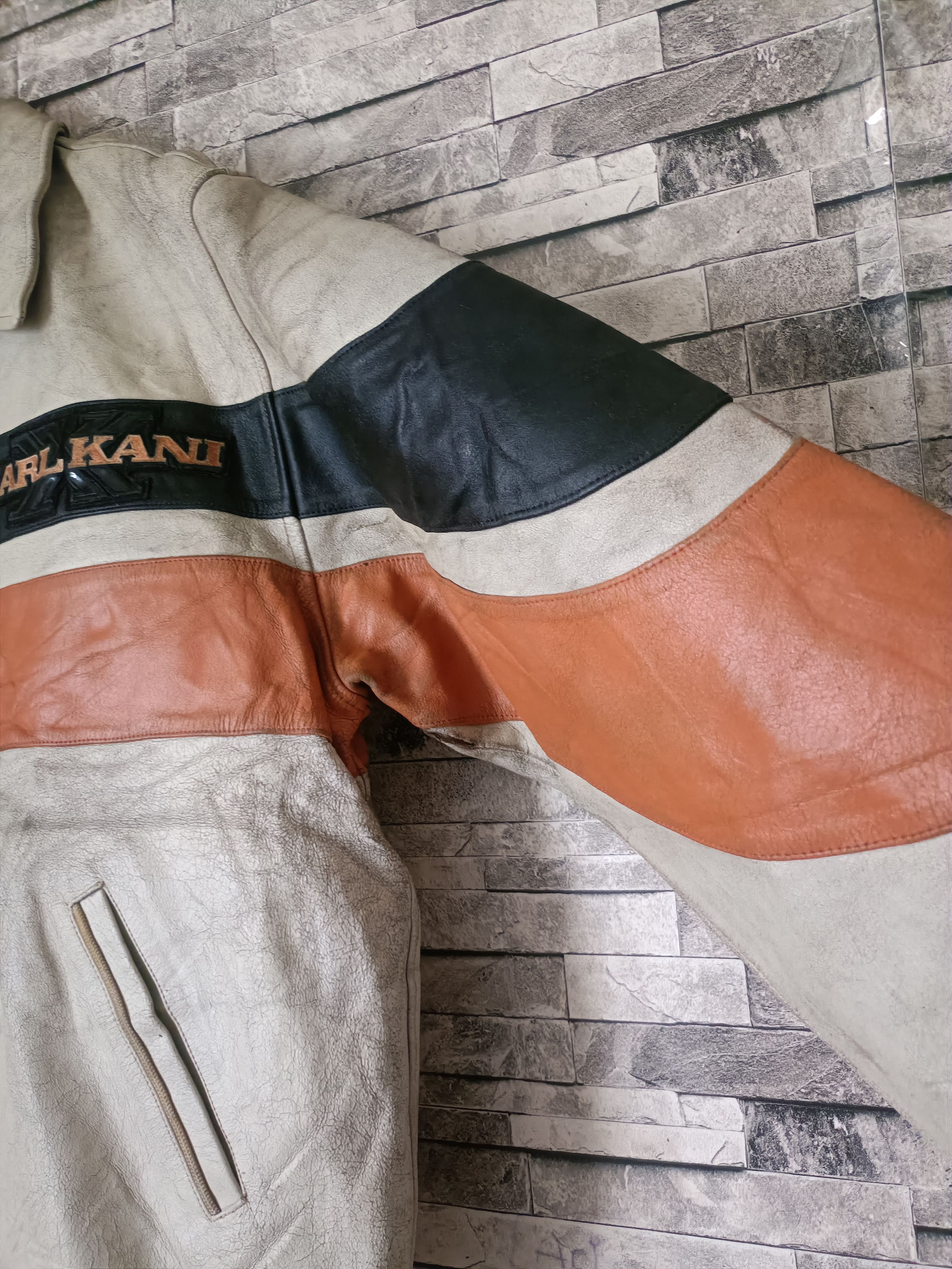 Karl Kani Vintage Karl Kani oversized full grain leather jacket Size US XL / EU 56 / 4 - 6 Thumbnail