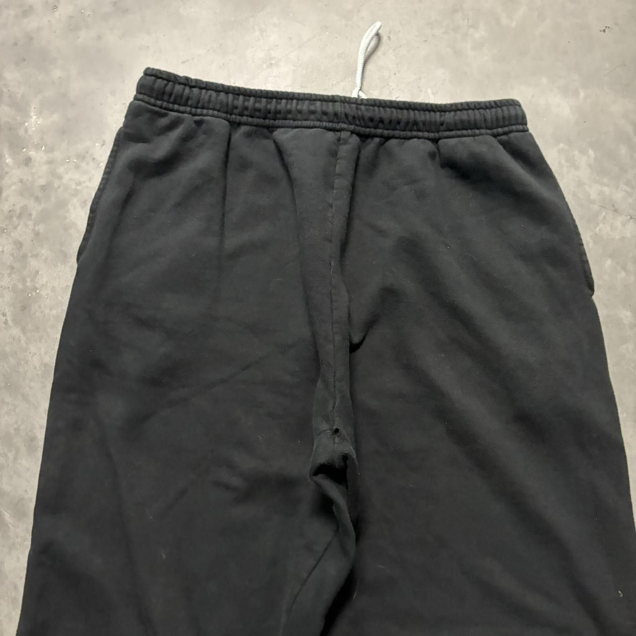 Japanese Brand × Vintage Crazy Vintage Y2K/2000s Black Essential Sweatpants! Size US 32 / EU 48 - 4 Thumbnail