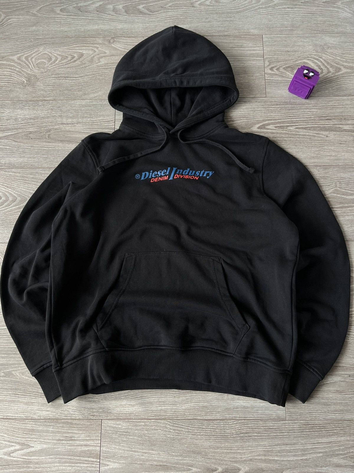 Diesel Diesel Industry Denim Division New Collection Black Hoodie Size US L / EU 52-54 / 3 - 1 Thumbnail